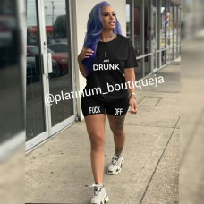 DRUNK"BIKER TIGHTS SET